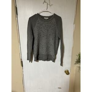 Madewell Grey Boucle Wool Blend Sweater Size Small